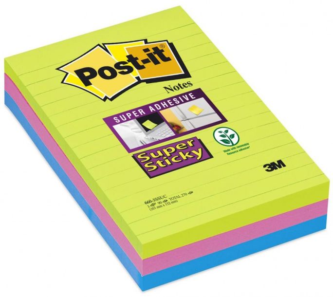 Karteczki samoprzylepne Post-it XXL 101x152mm