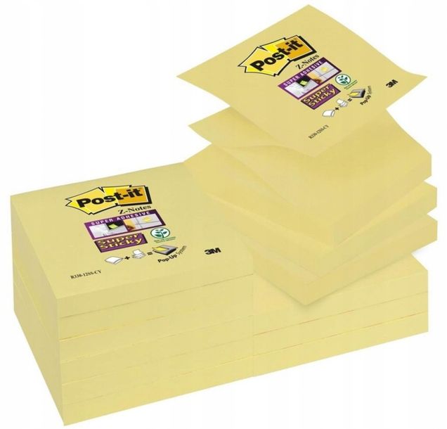 Karteczki samoprzylepne Post-it Z-Notes 76x76 90k