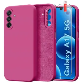 etui-do-samsung-a17-5g-case-silicone-elastyczne-szklo-ochronne-9h