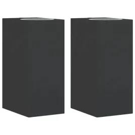 kinkiety-zewnetrzne-2-szt-czarne-odlewane-aluminium