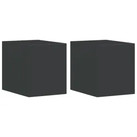 kinkiety-zewnetrzne-2-szt-czarne-odlewane-aluminium