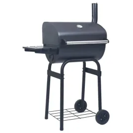 grill-ogrodowy-z-wedzarnia-i-dolna-polka-czarny