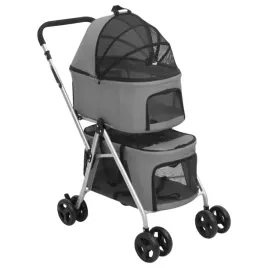 dwupietrowy-skladany-wozek-dla-psa-szary-83x48x97-cm-oxford