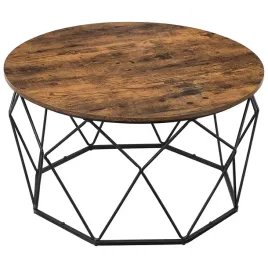 songmics-stolik-kawowy-konsola-industrialny-brazowo-czarny-80cm