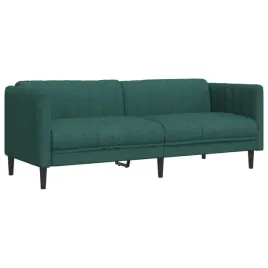 sofa-3-osobowa-ciemnozielona-tapicerowana-tkanina