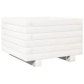 donica-ogrodowa-biala-40x40x265-cm-lite-drewno-sosnowe