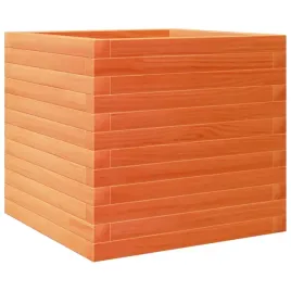 donica-ogrodowa-woskowy-braz-50x50x455-cm-drewno-sosnowe