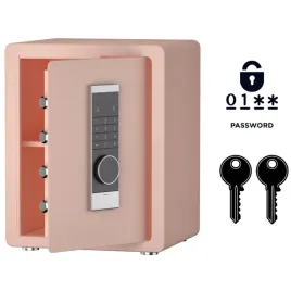 pancerny-domowy-sejf-z-zamkiem-elektronicznym-i-kluczem-45x38x32-cm-rozowy