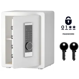 pancerny-domowy-sejf-z-zamkiem-elektronicznym-i-kluczem-45x38x32-cm-bialy