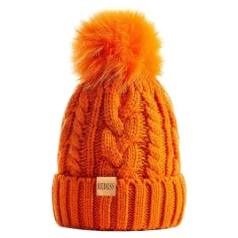 damska-czapka-zimowa-beanie-ciepla-podszewka-stylowa-polarowa-pomaranczowa