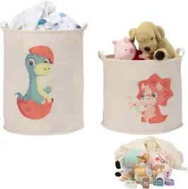 kosz-na-zabawki-organizer-dinozaur-skladane-2-pack-zestaw-2-solidny