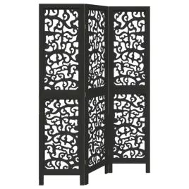 parawan-pokojowy-3-panelowy-czarny-lite-drewno-paulowni