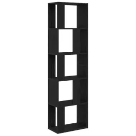 regal-na-ksiazki-przegroda-pokojowa-czarny-dab-45x24x159-cm