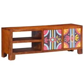 szafka-rtv-wielokolorowa-110x30x40-lite-drewno-akacjowe