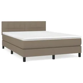 lozko-kontynentalne-z-materacem-taupe-tkanina-140x190-cm