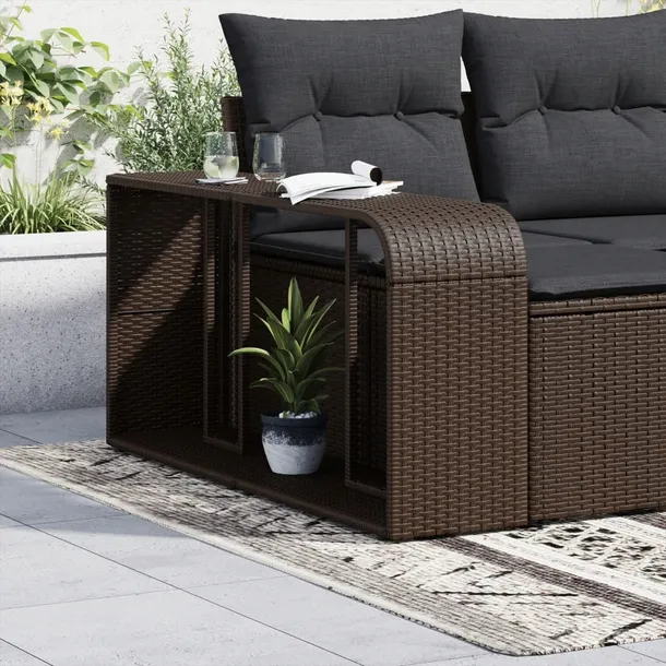 polki-2-szt-brazowe-polirattan-material-rattan