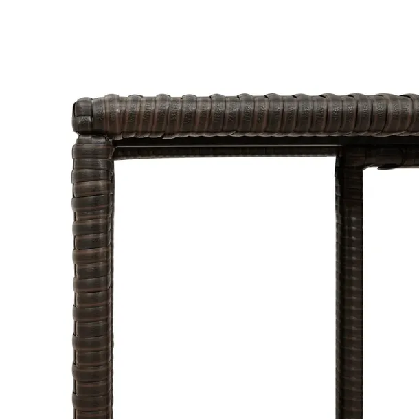 polki-2-szt-brazowe-polirattan-wysokosc-mebla-1-cm