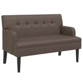lawka-z-oparciem-brazowa-112x655x75-cm-sztuczna-skora