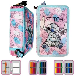 disney-stitch-i-lilo-piornik-trzykomorowy-z-wyposazeniem-dla-dziewczynki