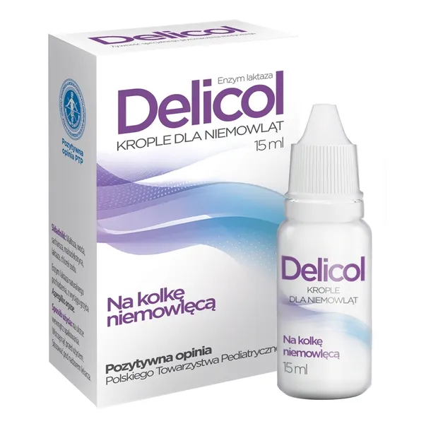 DELICOL krople dla niemowląt na kolkę 15 ml