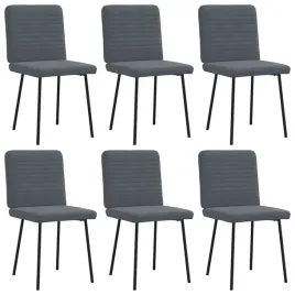 krzesla-stolowe-6-szt-ciemnoszare-obite-aksamitem