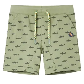 szorty-dzieciece-ze-sznurkiem-jasne-khaki-128