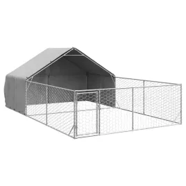 zewnetrzna-buda-dla-psa-z-wybiegiem-6x3x19-m-stal-ocynkowana