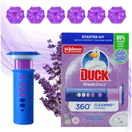 duck-fresh-discs-zelowe-krazki-do-wc-z-aplikatorem-lawenda-6szt-36ml