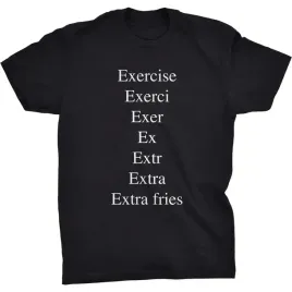exercise-koszulka-na-trening-smieszna-fast-food
