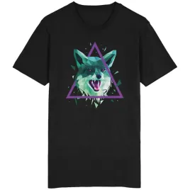 fox-triangle-koszulka-lis-natura-zwierzeta-las
