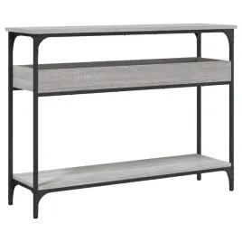 stolik-konsolowy-z-polka-szary-dab-sonoma-100x29x75-cm