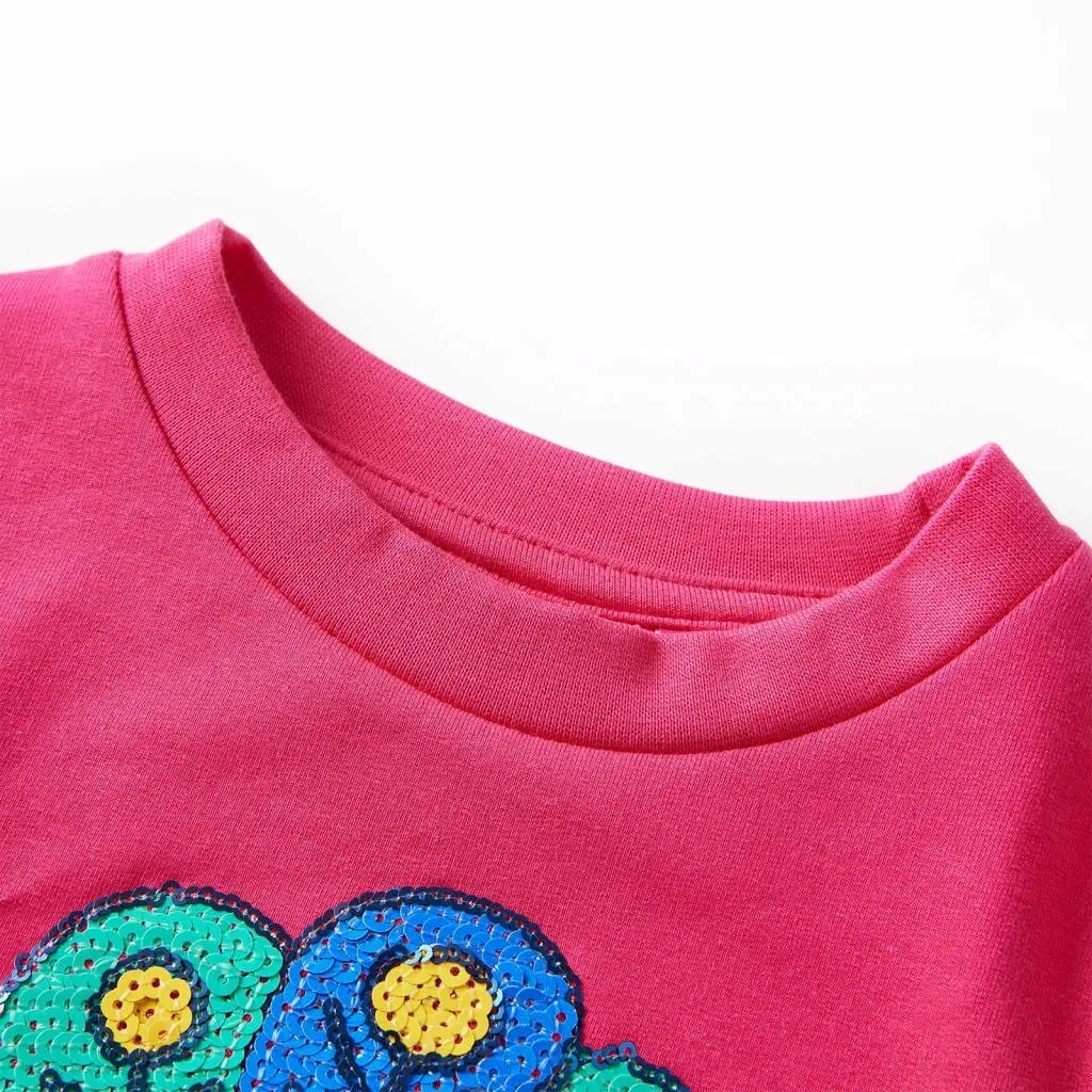 bluza-dziecieca-jaskrawy-roz-140-stan-nowy