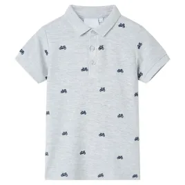 dziecieca-koszulka-polo-szary-melanz-116