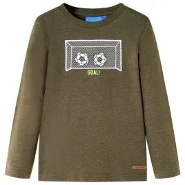 koszulka-dziecieca-z-dlugimi-rekawami-khaki-melanz-116