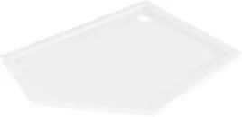 mexen-flow-brodzik-pieciokatny-100x90-cm-slim-prawy-bialy-polysk