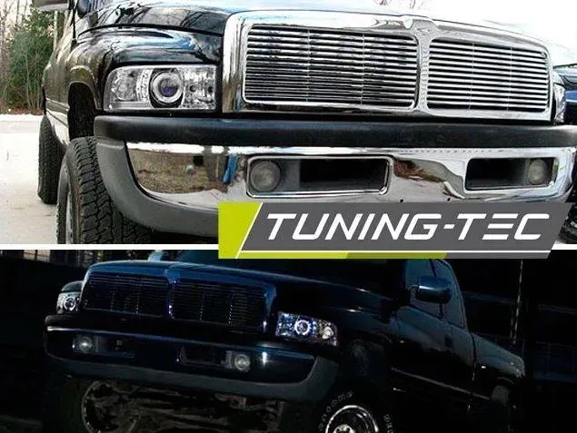 reflektory-lampy-przednie-dodge-ram-ringi-chrome-stan-nowy