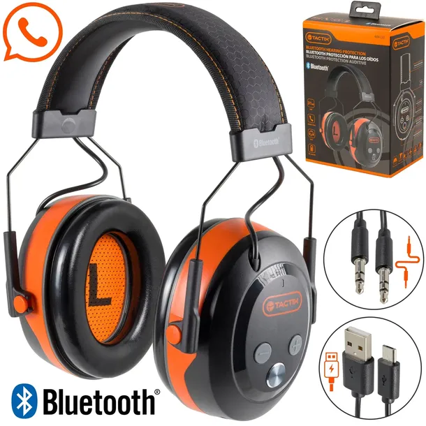 NAUSZNIKI SŁUCHAWKI OCHRONNE BLUETOOTH HANDS-FREE STEREO TACTIX