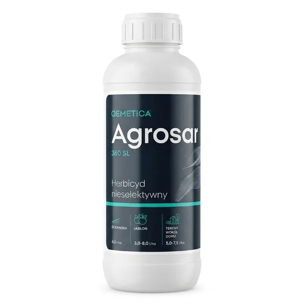 QEMETICA AGROSAR 360 SL Środek na Chwasty i Perz Herbicyd Totalny 1L