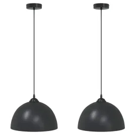lampy-wiszace-2-szt-regulowana-wysokosc-e27-czarny-metal