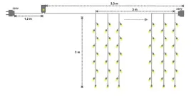 kurtyna-led-3x3-432-lampki-choinkowe-sople-biale