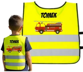 kamizelka-odblaskowa-dziecieca-z-nadrukiem-imieniem-dziewczynka-chlopiec
