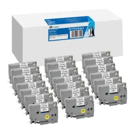 20x-gandg-schriftband-9mm-x-8m-sw-ws-komp-m-brother-tze-221