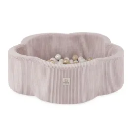 suchy-basen-z-pilkami-kwiatek-pianki-rozowy-sztruks-200-pilek-misioo-95x30