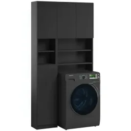 meble-lazienkowe-szafka-slupek-regal-nad-pralke-190-cm-czarny-mat-tip-on