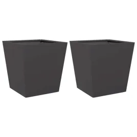 donice-ogrodowe-2-szt-czarne-40x40x40-cm-stalowe