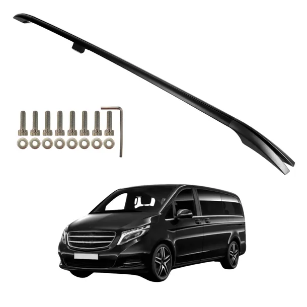 Relingi dachowe MERCEDES W639 W447 VITO VIANO DŁUGI LONG L2 CZARNE