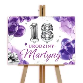 tablica-powitalna-na-urodziny-dla-kobiety-fiolet-personalizowana-md1748