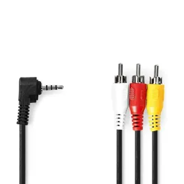 nedis-cvgl22400bk10-adapter-kablowy-1-m-3-x-rca