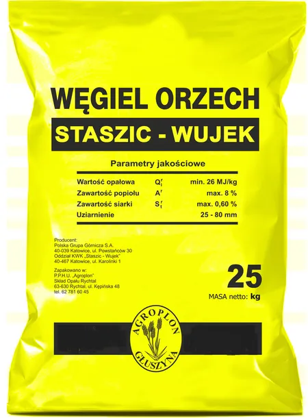 Węgiel ORZECH STASZIC- WUJEK workowany
