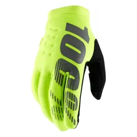rekawice-rowerowe-motocyklowe-100percent-brisker-roz-l-zolty-neonowy-quad-atv